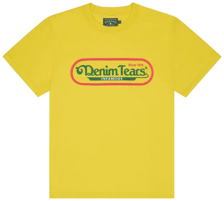 Denim Tears Infamous Tee Yellow