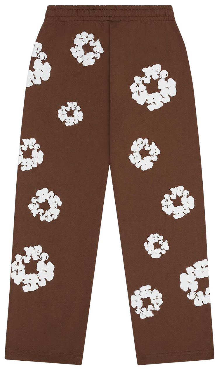 Denim Tears Cotton Wreath Baggy Sweatpants Brown