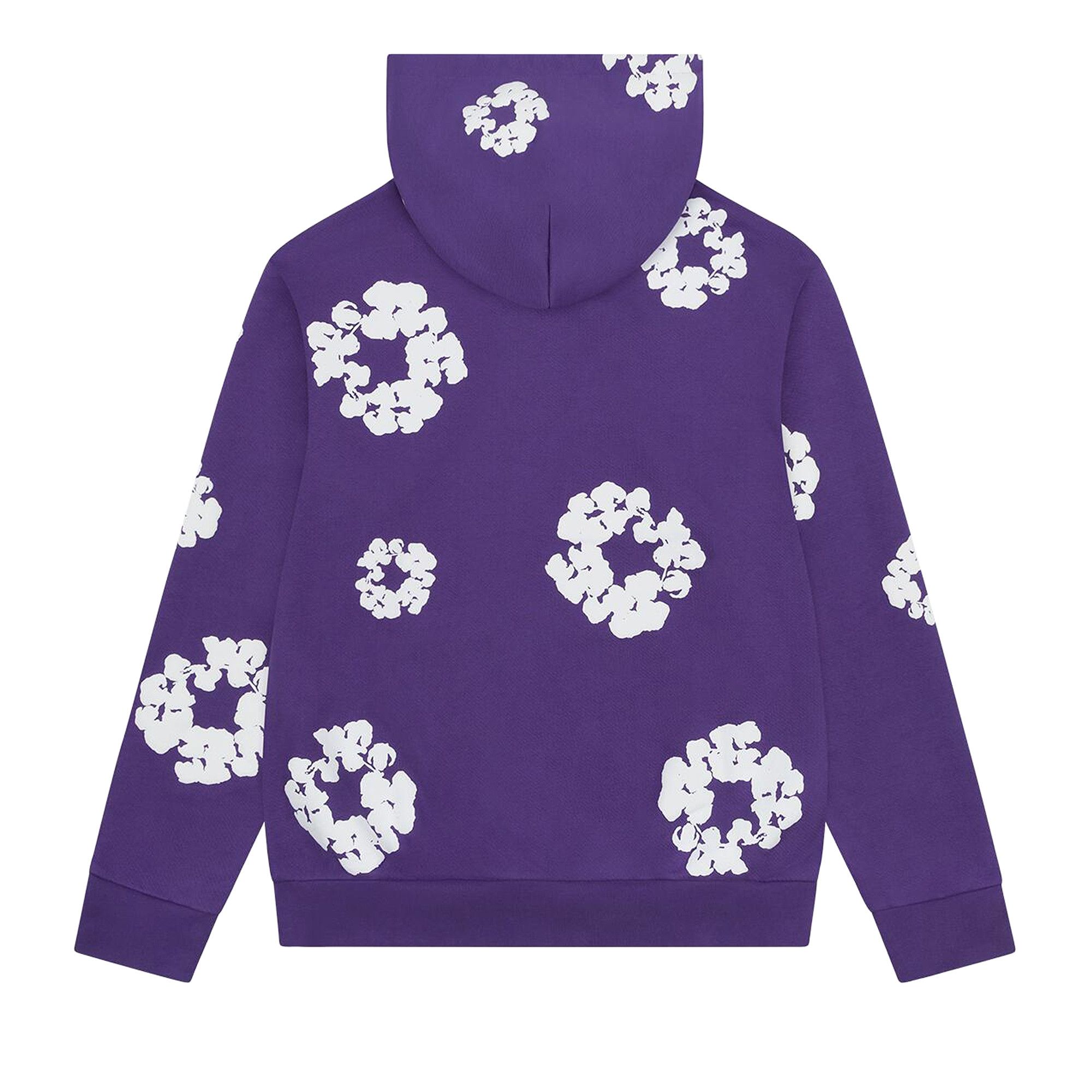 Buy Denim Tears Cotton Wreath Zip Hoodie 'Purple' - FW25TZH2982314