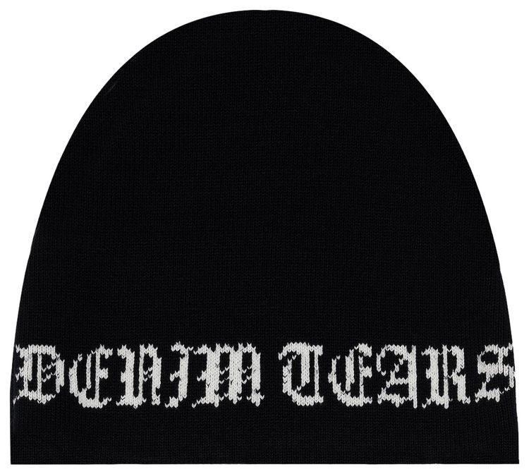 Denim Tears Crown Made Of Cotton Skully Black