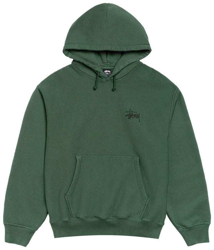 Stussy Basic StuSsy Hoodie Pigment Dyed Pine