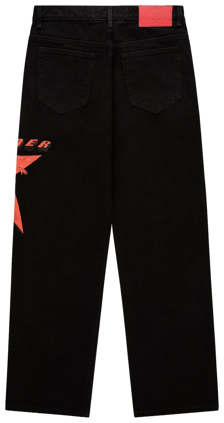 Sp5der Star Girl Denim Black