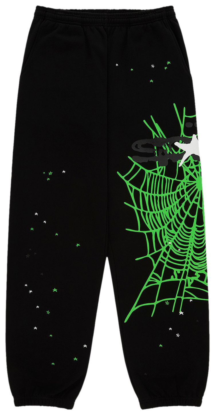 Sp5der Heavy Web Sweatpant Black
