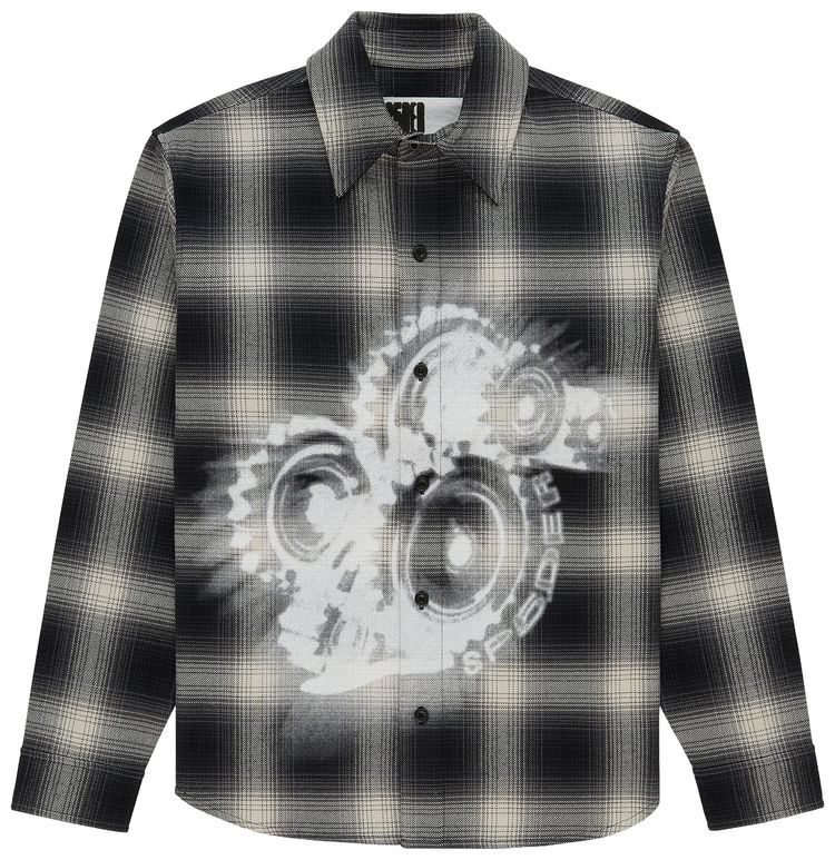 Sp5der Burnout Flannel Grey
