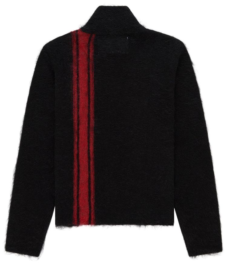 Sp5der Rally Knit Zip Sweater Black