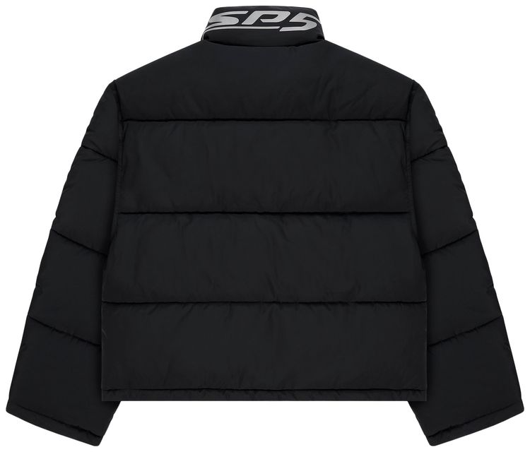 Sp5der Trackhawk Puffer Jacket Black