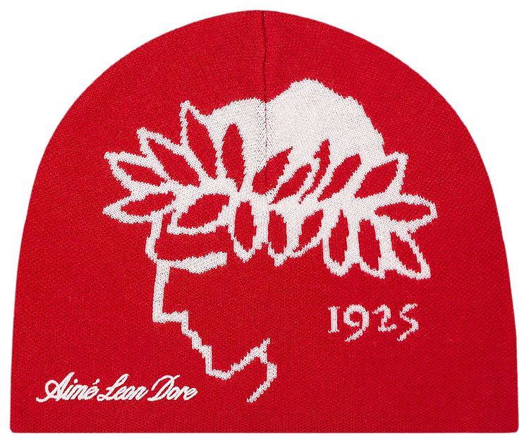 Aime Leon Dore x Olympiacos FC Logo Beanie Red