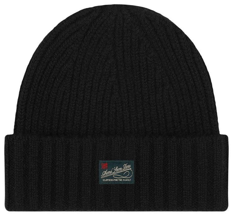 Aime Leon Dore Cashmere Beanie Jet Black