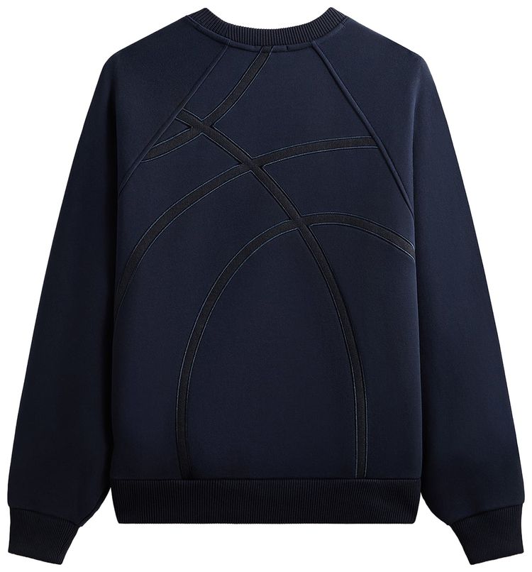 Kith For The New York Knicks Cutoff Nelson Raglan Vintage Crewneck Nocturnal