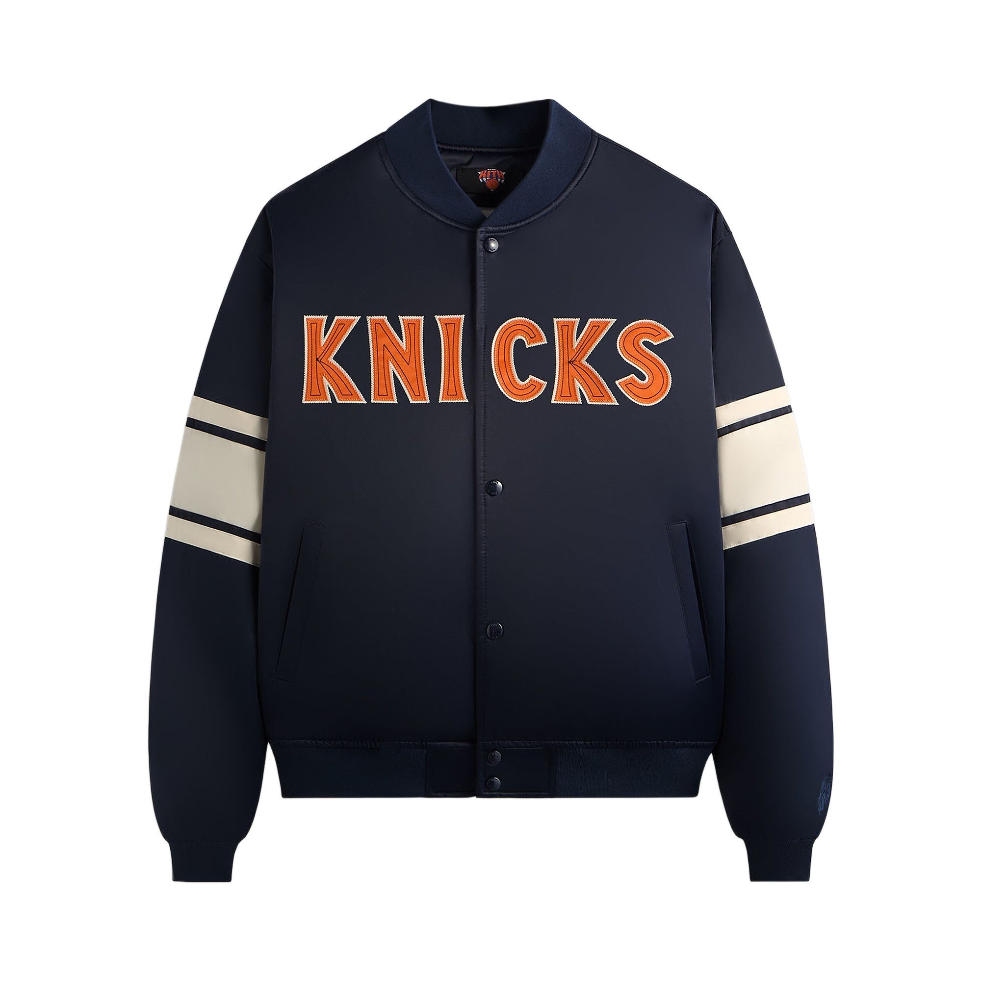 Buy Kith For The New York Knicks Classic Satin Bomber Jacket