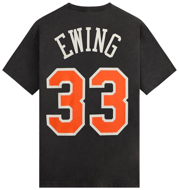 Kith For The New York Knicks Patrick Ewing Vintage Tee Black