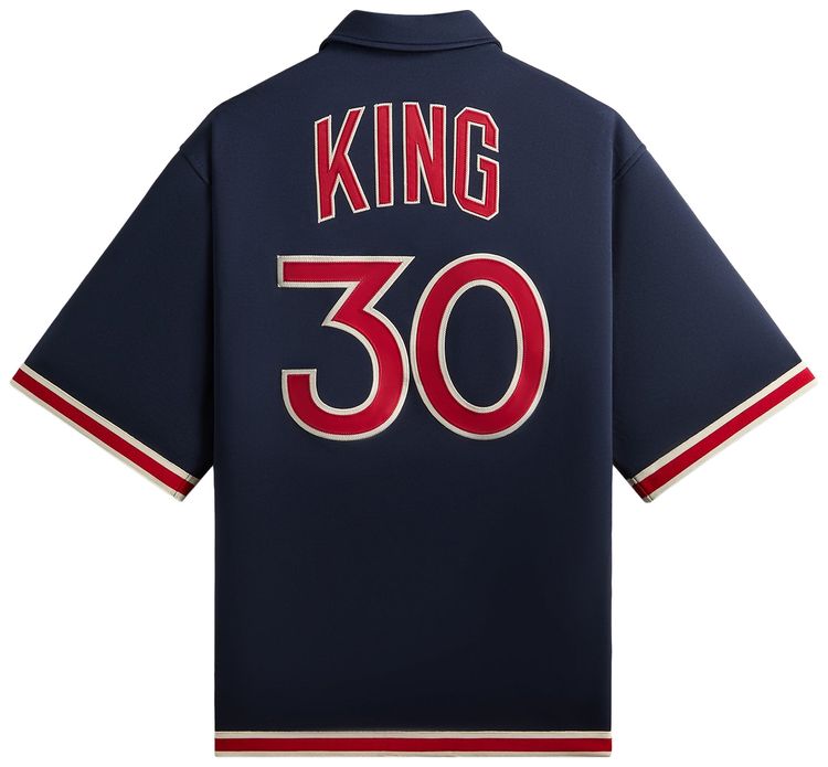 Kith For The New York Knicks Bernard King Woodpoint Shirt Nocturnal