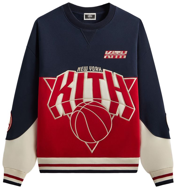 Kith For The New York Knicks Multicolor Vintage Crewneck Nocturnal