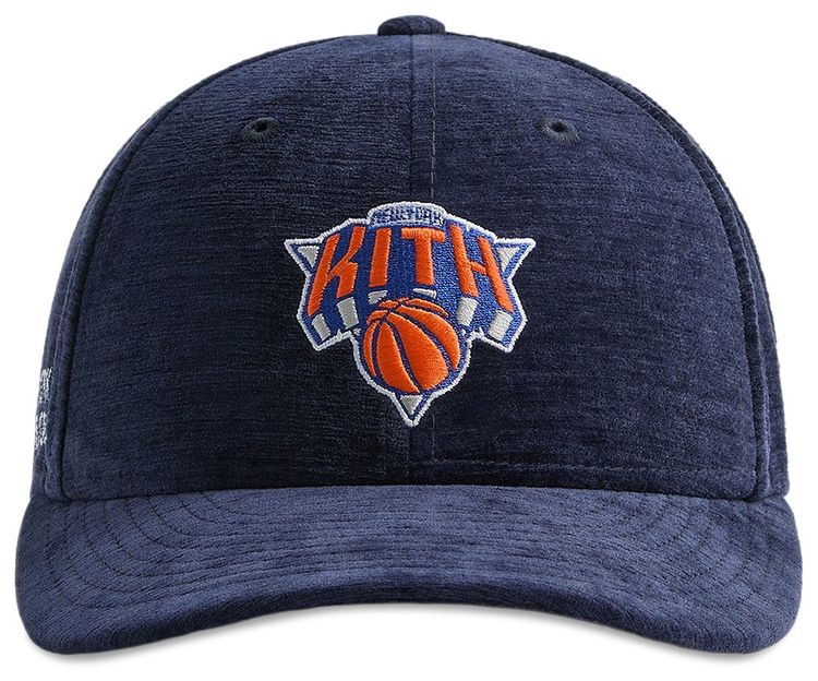 Kith x New Era For The New York Knicks Chenille 59FIFTY Low Profile Fitted Cap Nocturnal