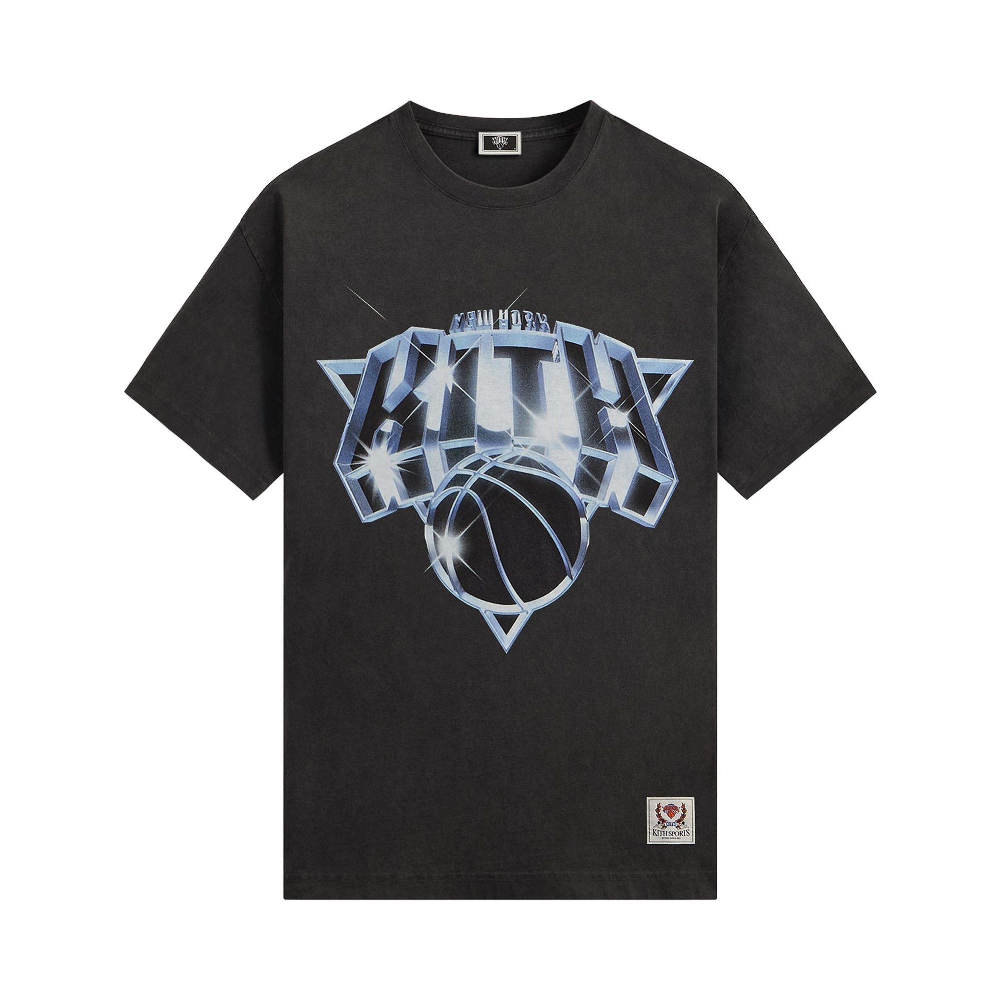 Buy Kith For The New York Knicks Chrome Vintage Jones Tee 'Black