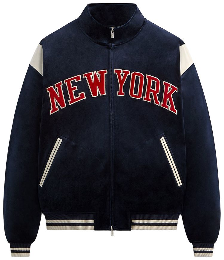 Kith For The New York Knicks Velour Track Jacket Nocturnal