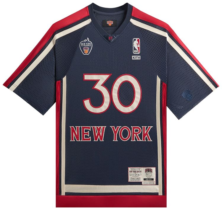 Kith For The New York Knicks Bernard King Mesh Shirt Nocturnal