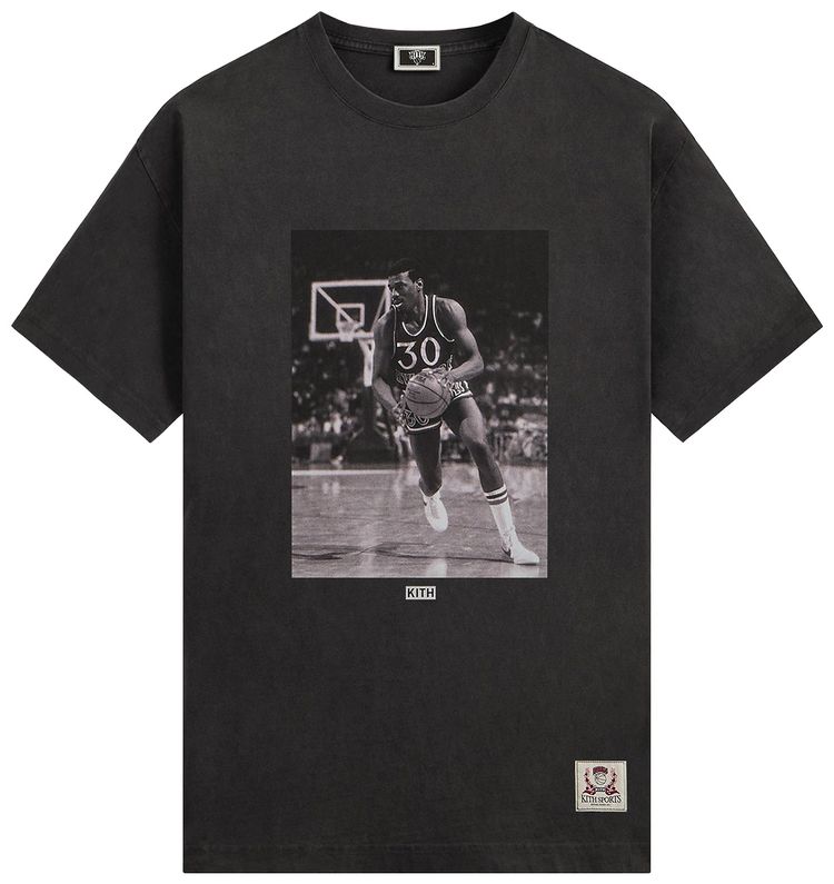 Kith For The New York Knicks Bernard King Vintage Jones Tee Black