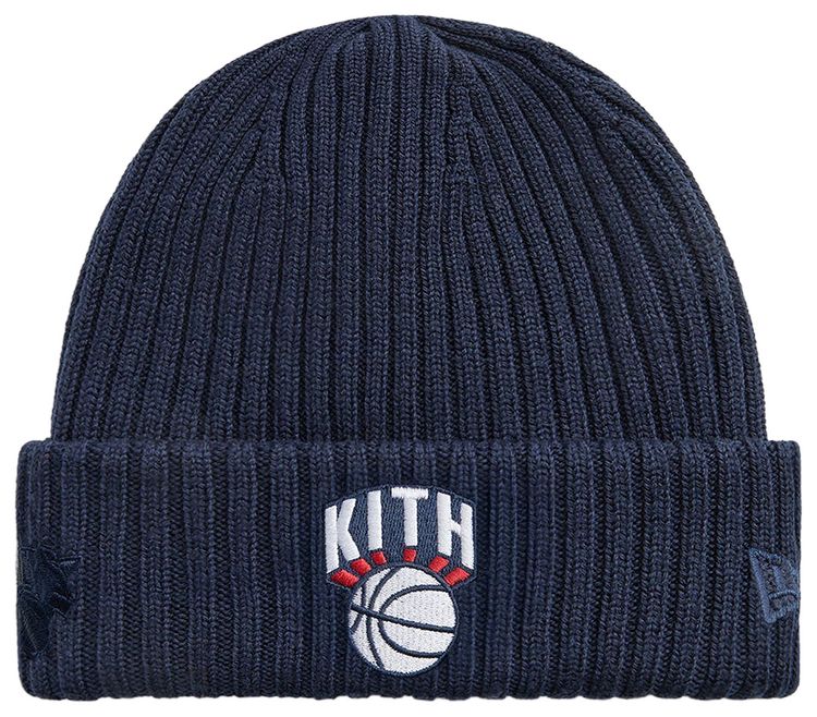 Kith x New Era For The New York Knicks Knit Beanie Nocturnal