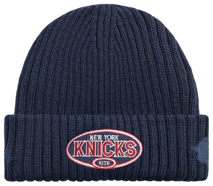 Kith x New Era For The New York Knicks Knit Beanie Nocturnal