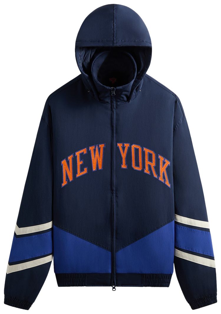 Kith For The New York Knicks Padded Nylon Jacket Nocturnal