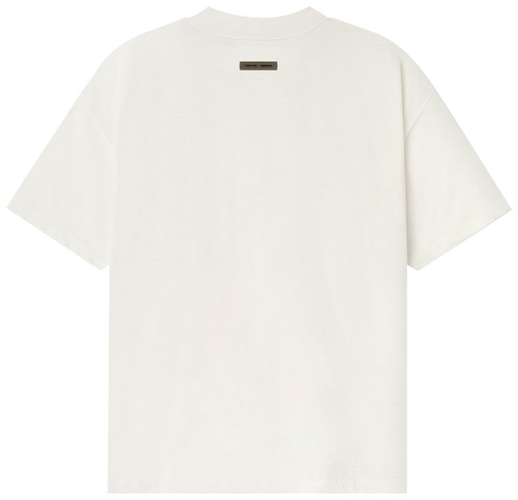 Fear of God Essentials Embroidered Essential Tee Ivory