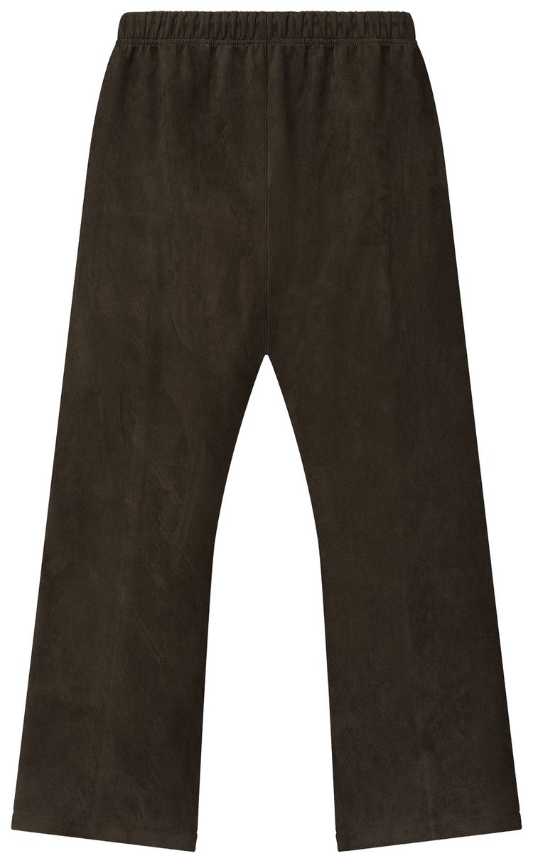 Fear of God Essentials Suede Fleece Flare Pant Brown