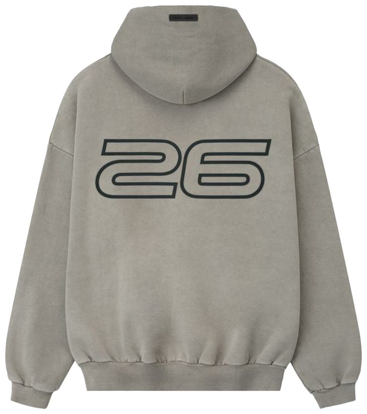 Fear of God Essentials Heavy Fleece 90s Hoodie Smoke Grey