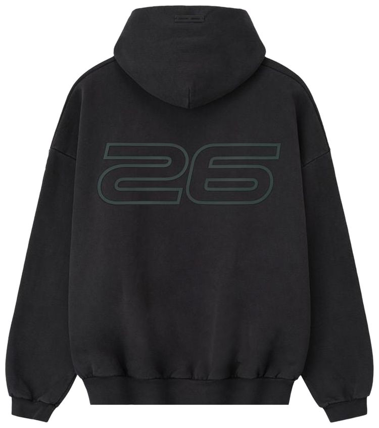 Fear of God Essentials Heavy Fleece 90s Hoodie Vintage Black