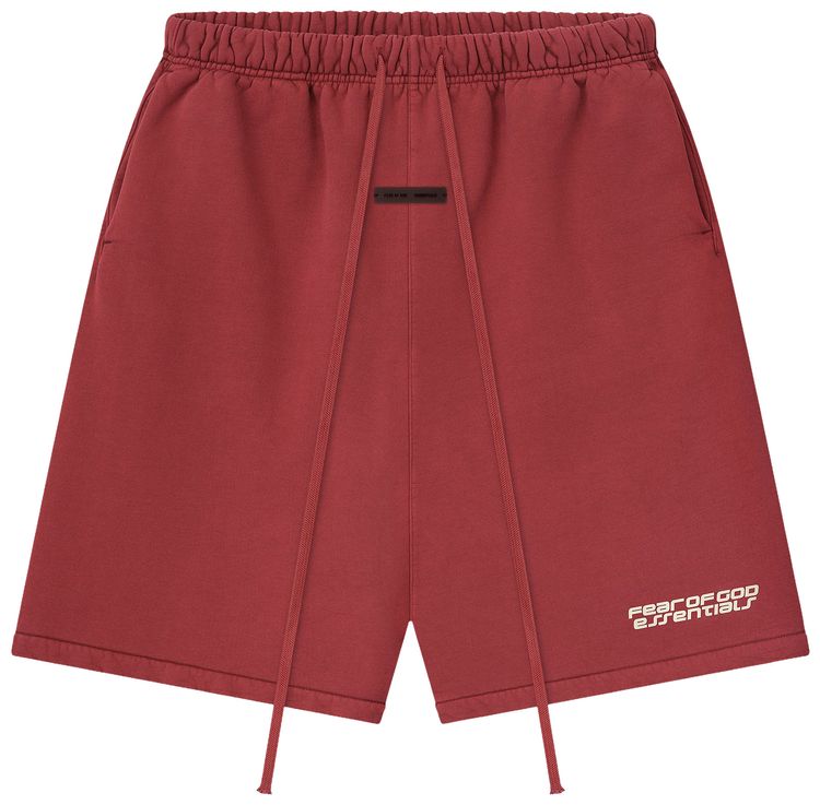 Fear of God Essentials Relaxed Sweatshort Crimson