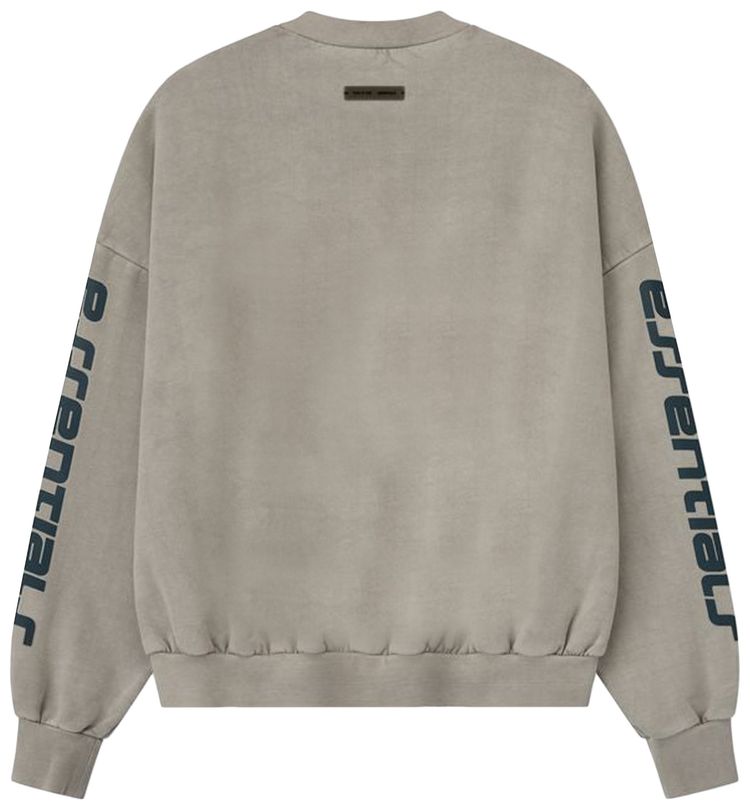 Fear of God Essentials Heavy Fleece Cropped Relaxed Sweatshirt Smoke Grey