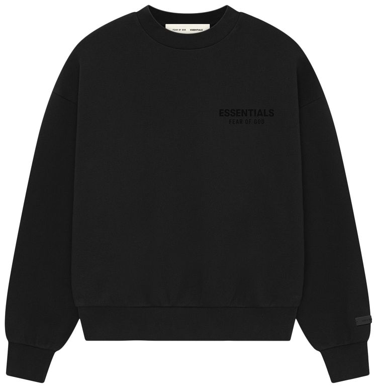 Fear of God Essentials Classic Crewneck Sweatshirt Vintage Black