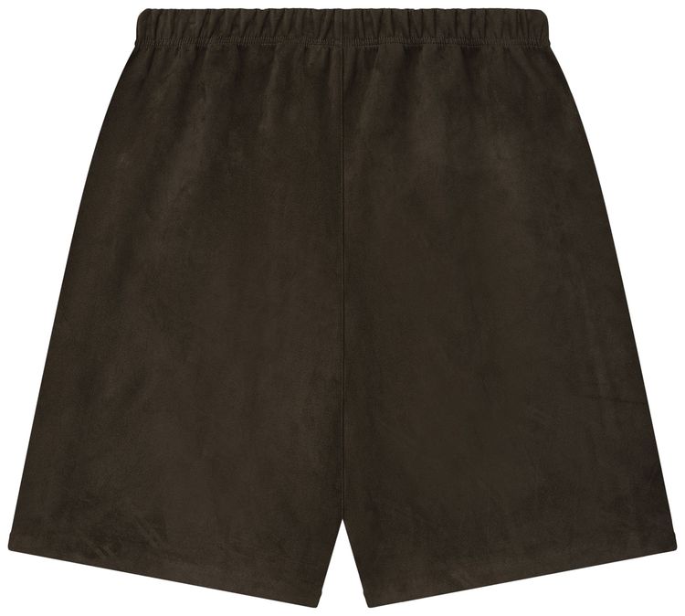 Fear of God Essentials Suede Fleece Relaxed Short Brown