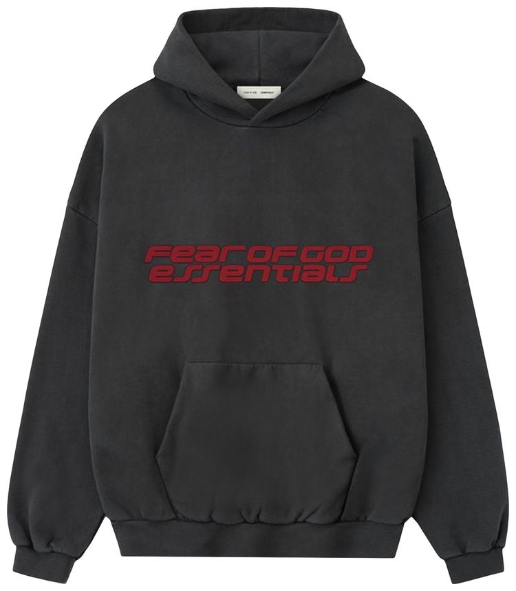Fear of God Essentials Heavy Fleece 90s Hoodie Iron Grey