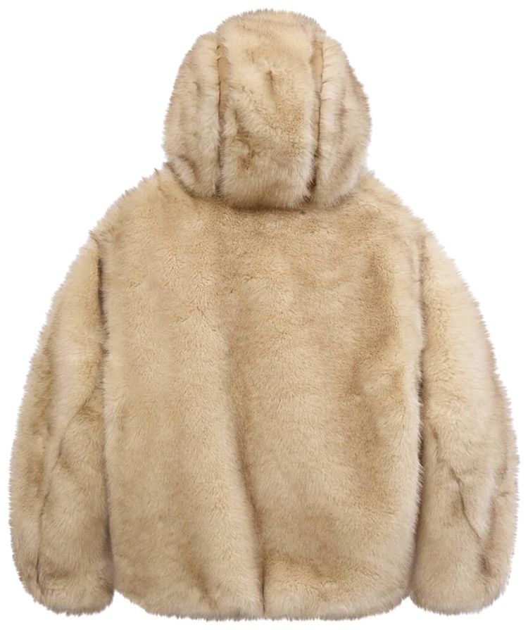 KidSuper Fur Hoodie Cream