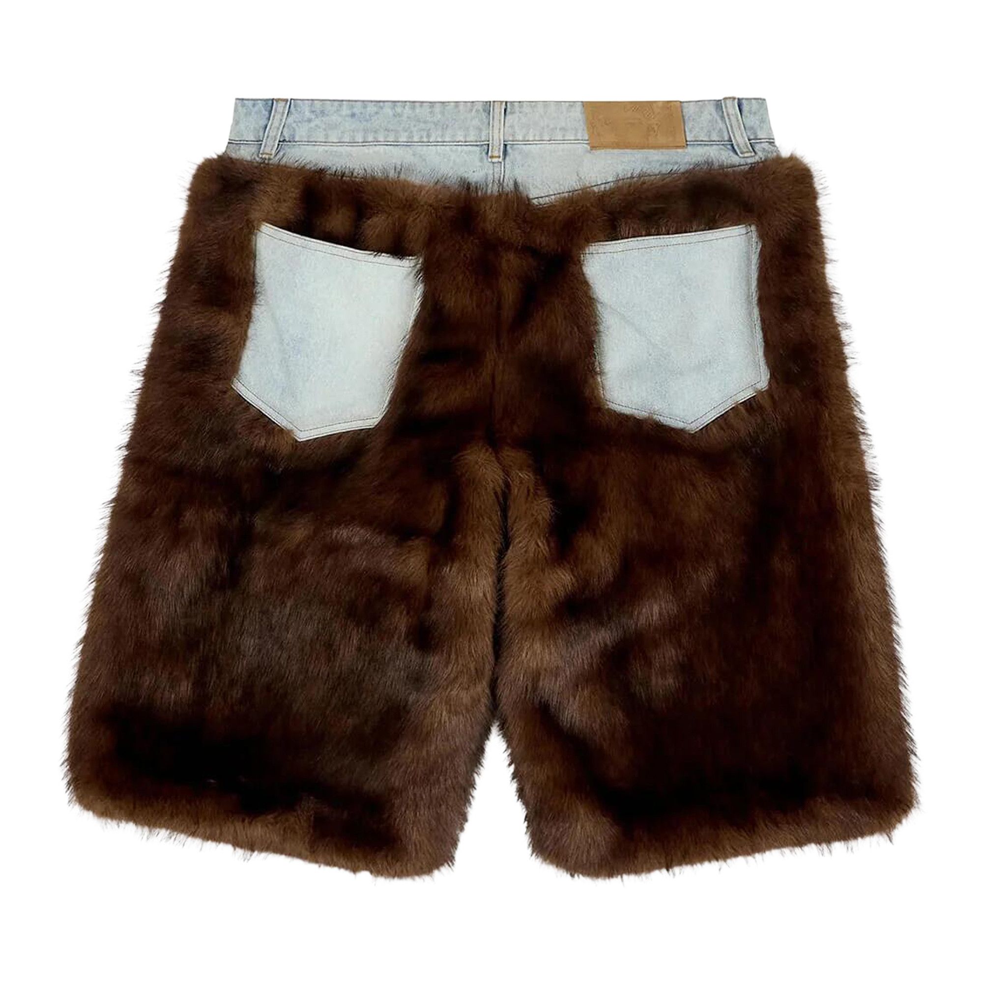 Buy KidSuper Fur Shorts 'Brown' - AW25 PT 21 BROW | GOAT