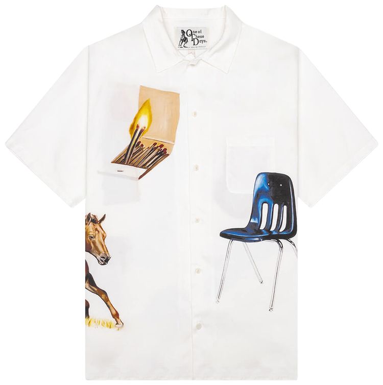 One Of These Days I Never Believed In Much But I Believe In You Camp Shirt Ivory