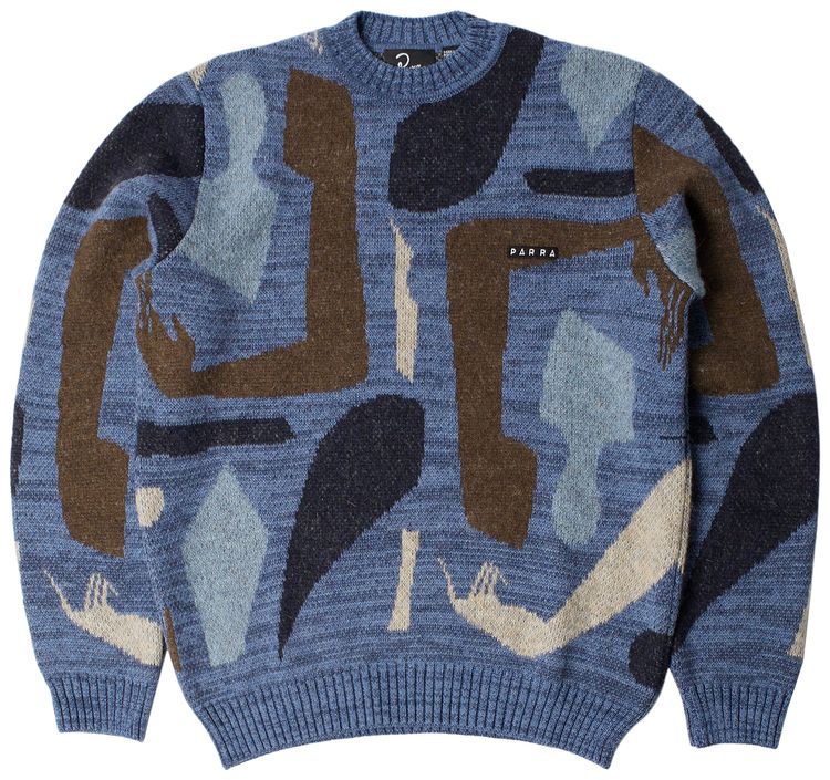Parra Detached Knitting Pullover Blue
