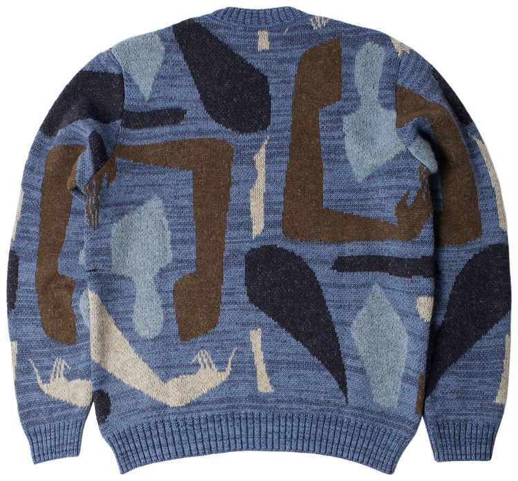 Parra Detached Knitting Pullover Blue