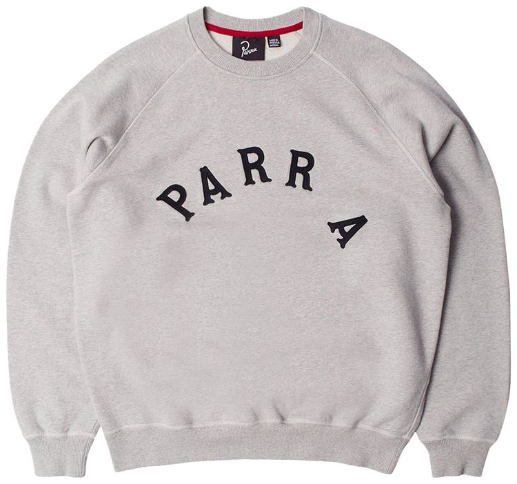 Parra Drunk Parent Crewneck Sweatshirt Heather Grey