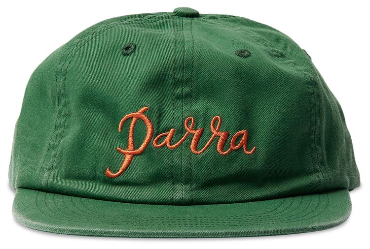 Parra Scripted 6 Panel Hat Green