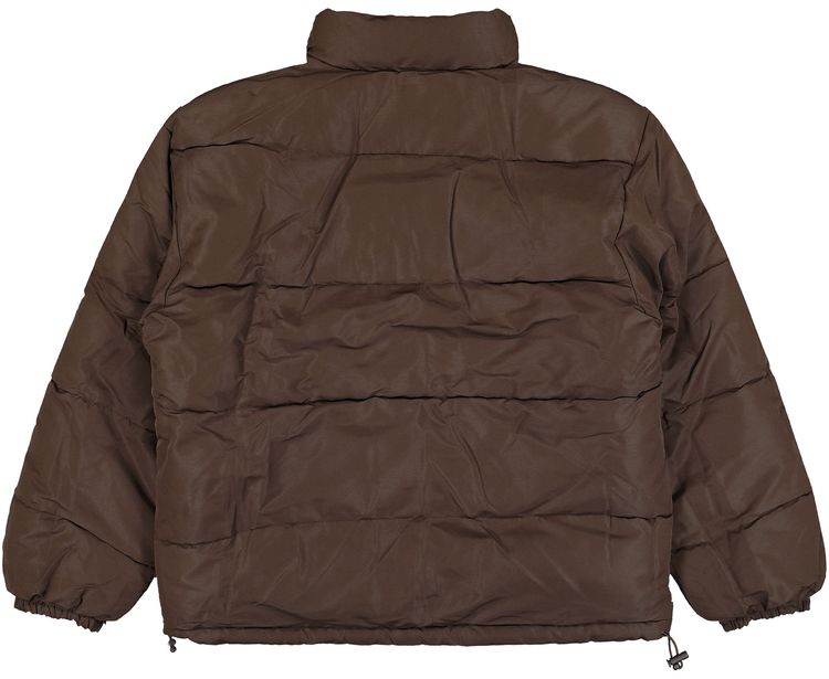 Parra Protect The Sun Reversible Puffer Jacket Brown