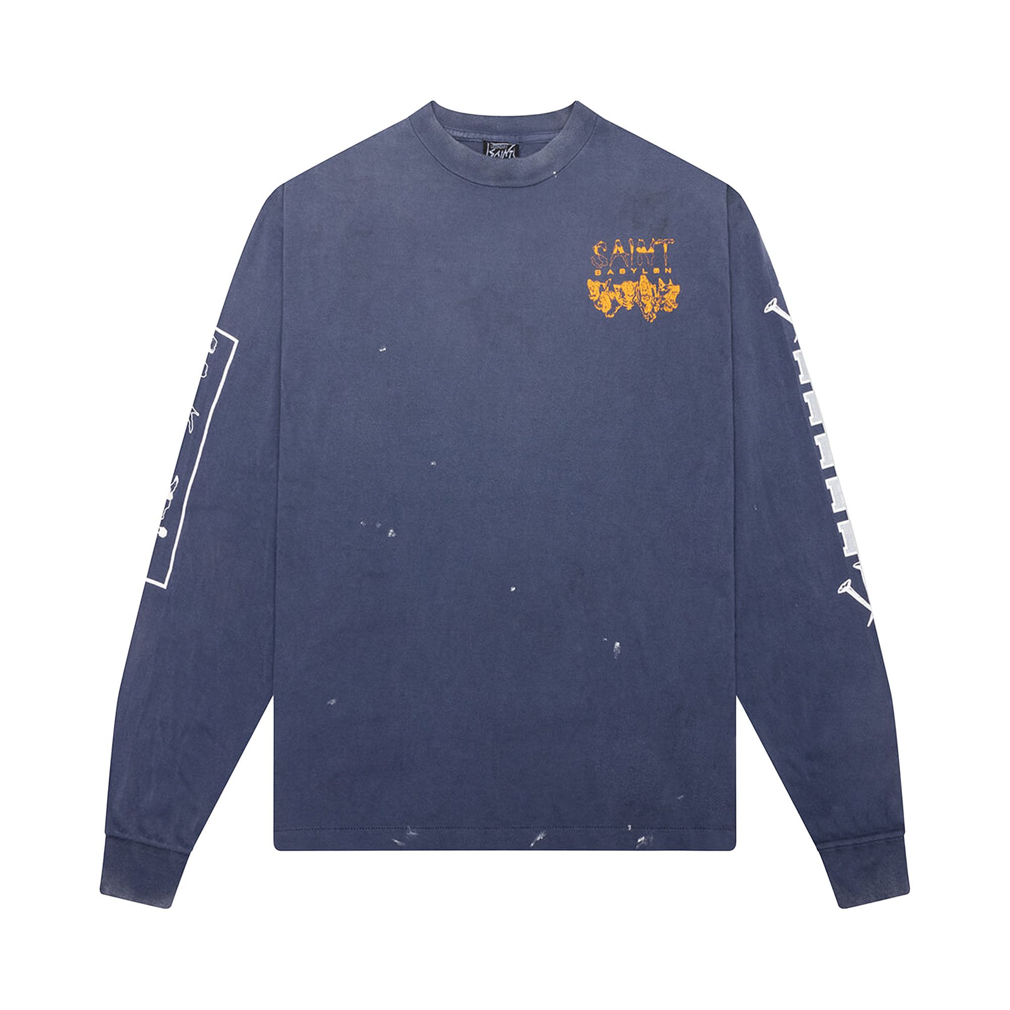 Buy SAINT Mxxxxxx x Babylon Bleed Short-Sleeve Tee 'Navy' - SM HR1