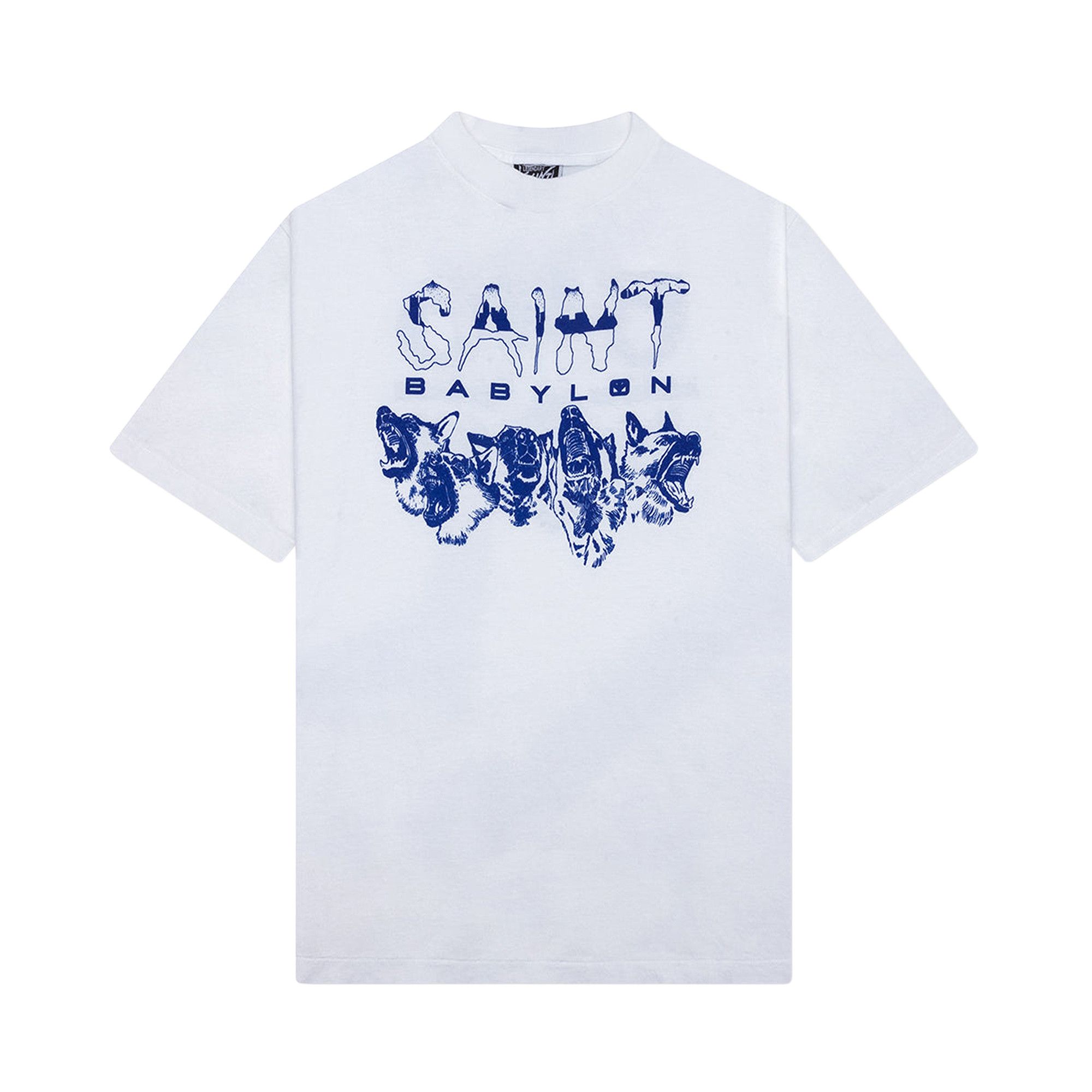Buy SAINT Mxxxxxx x Babylon Triple 6'X Dog Short-Sleeve Tee 'White