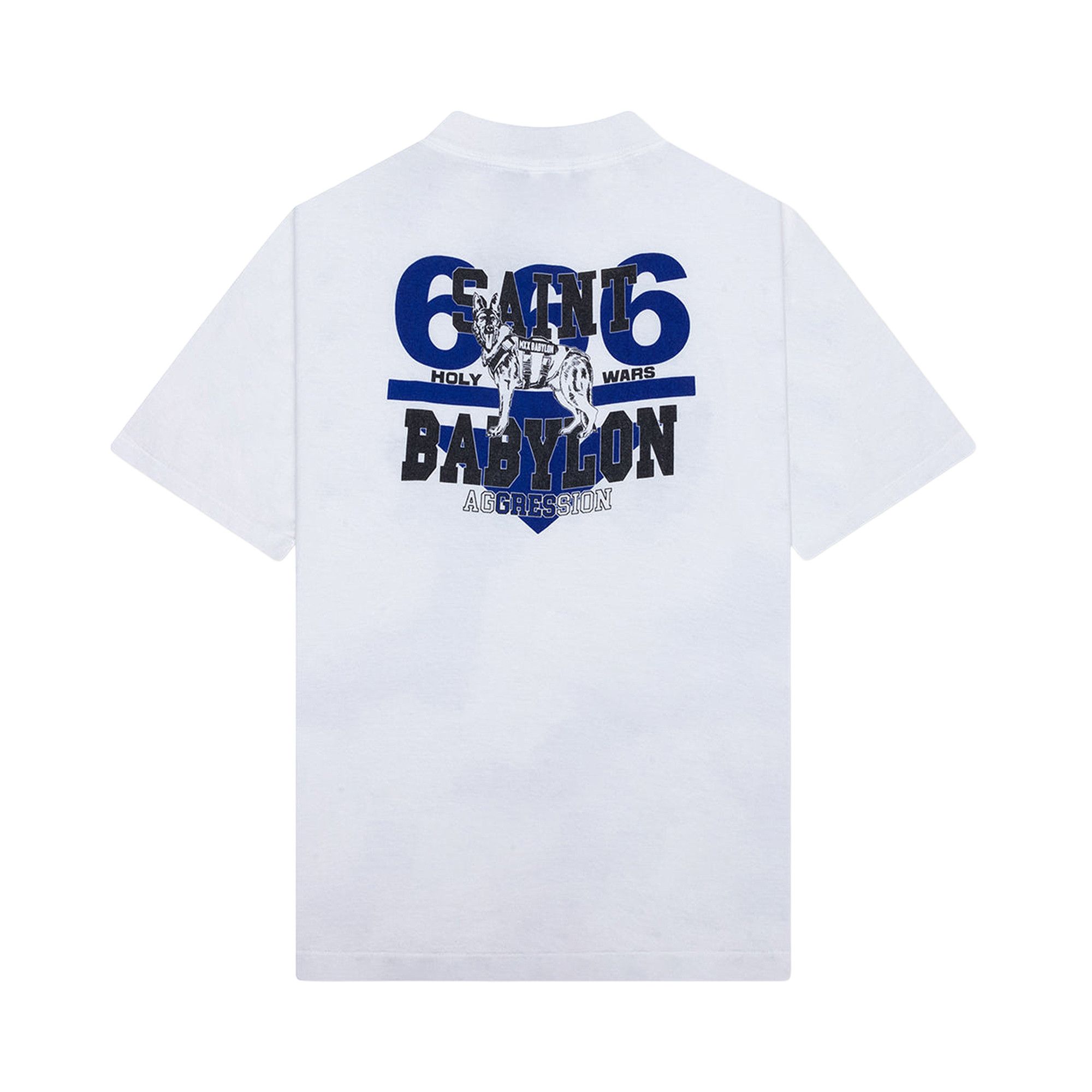 Buy SAINT Mxxxxxx x Babylon Triple 6'X Dog Short-Sleeve Tee 'White
