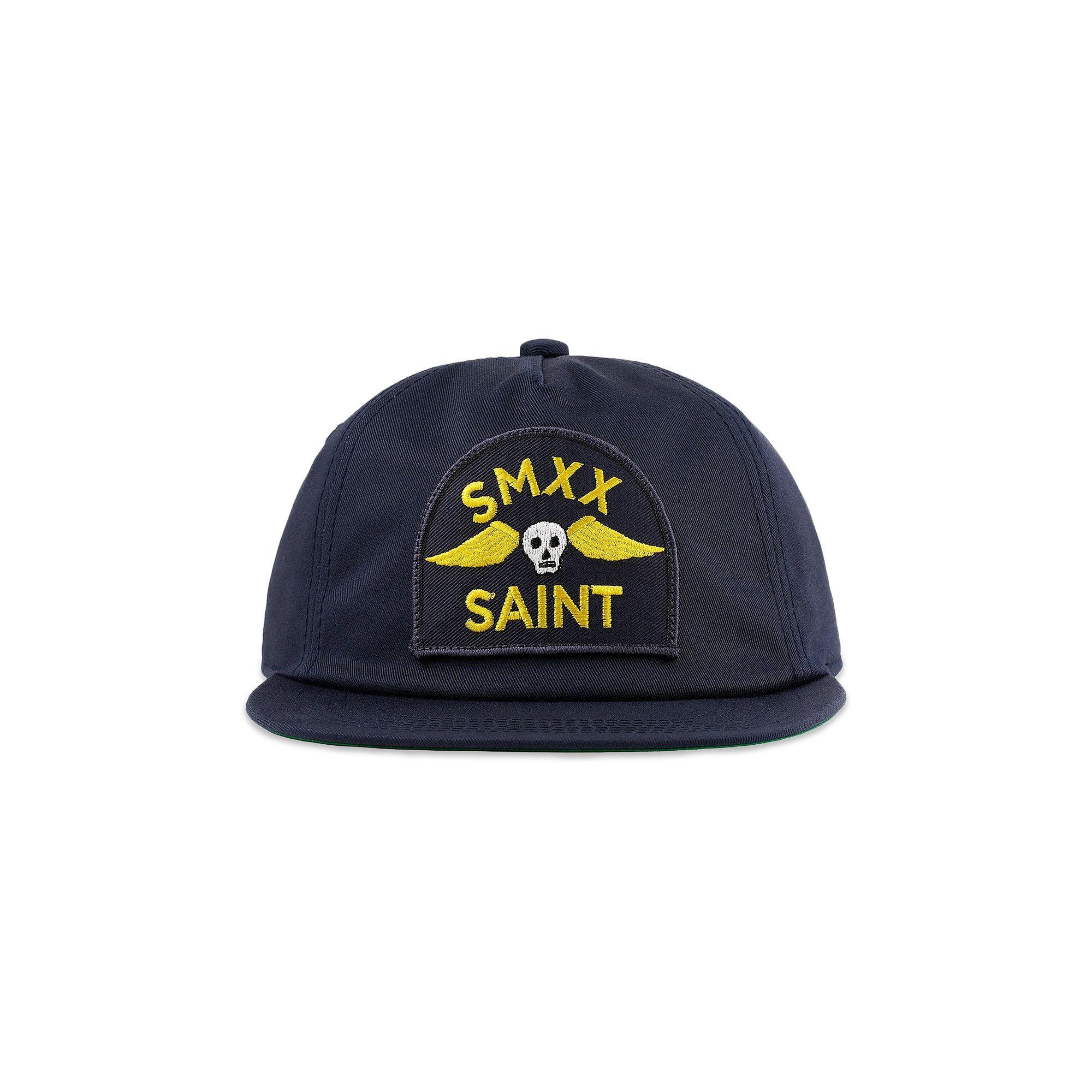 2/22発売　SAINT Mxxxxxx 新作　CAP NAVY Buy SAINT Mxxxxxx SMX6 Cap 'Navy' - SM HR1 0000 094 | GOAT