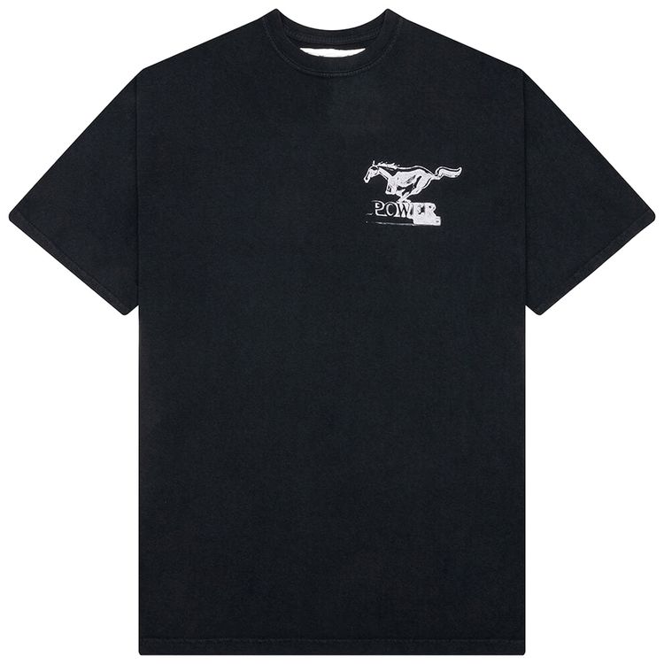 One Of These Days Mustang Cross T Shirt Hard Washed Black