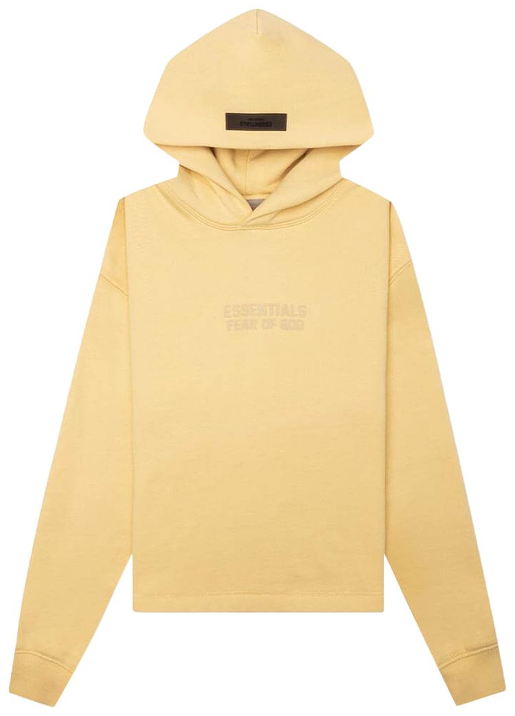 Fear of God Essentials Kids Relax Hoodie Light Tuscan