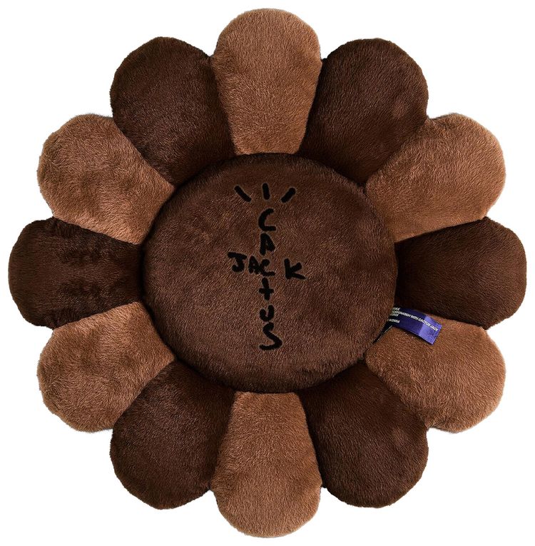 Cactus Jack by Travis Scott x Takashi Murakami Flower Plush 60cm Brown