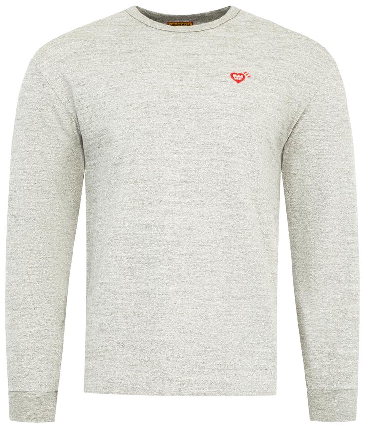 Human Made Graphic Long Sleeve T Shirt 2 Grey